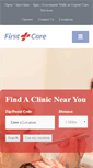 Mobile Screenshot of firstcareclinics.com
